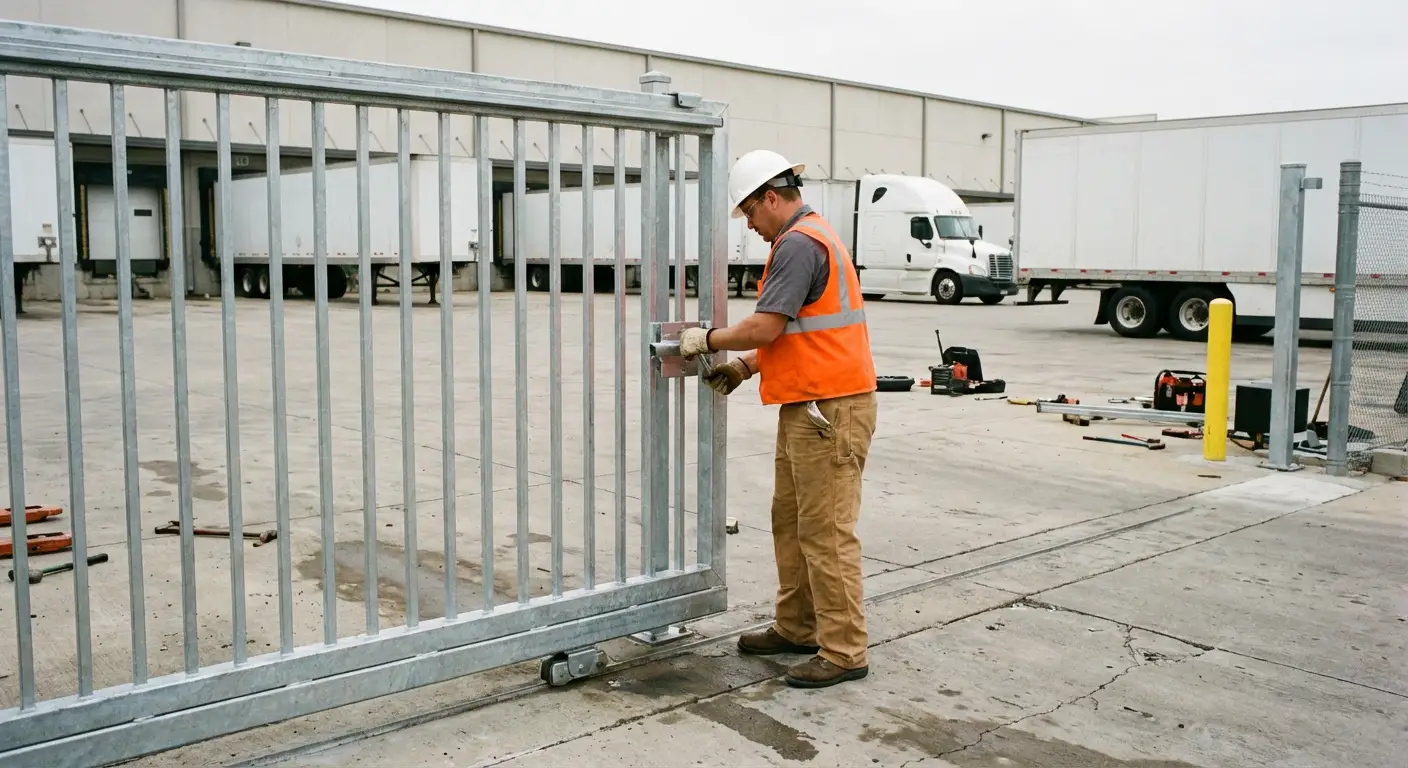 Heavy-duty temporary fencing installation in Saint Clair Shores