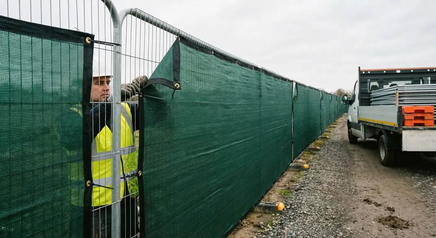 High security temporary fencing perimeter in Saint Clair Shores, MI