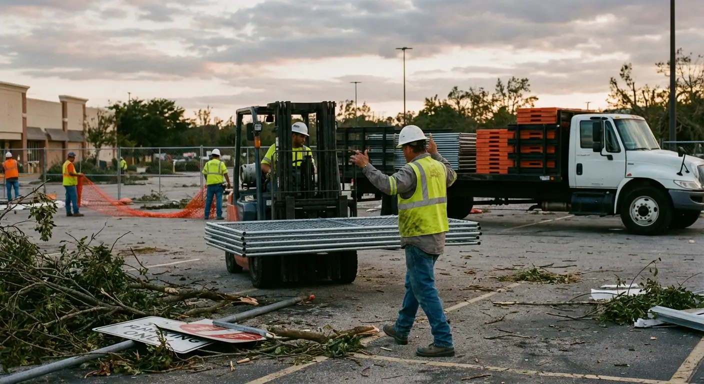 Emergency fencing deployment in Saint Clair Shores, MI