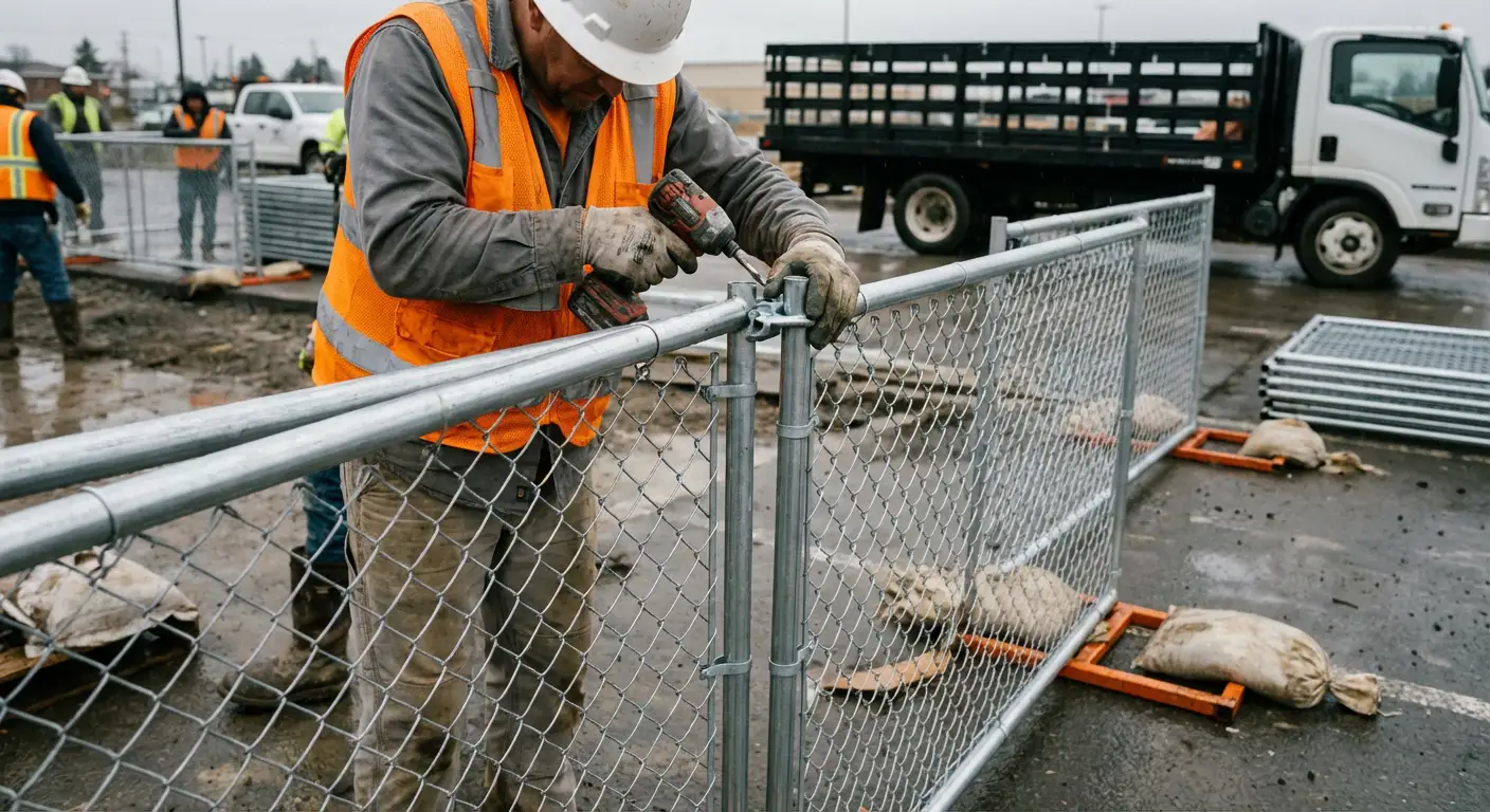 Physical security fencing for site investigation in Saint Clair Shores, MI