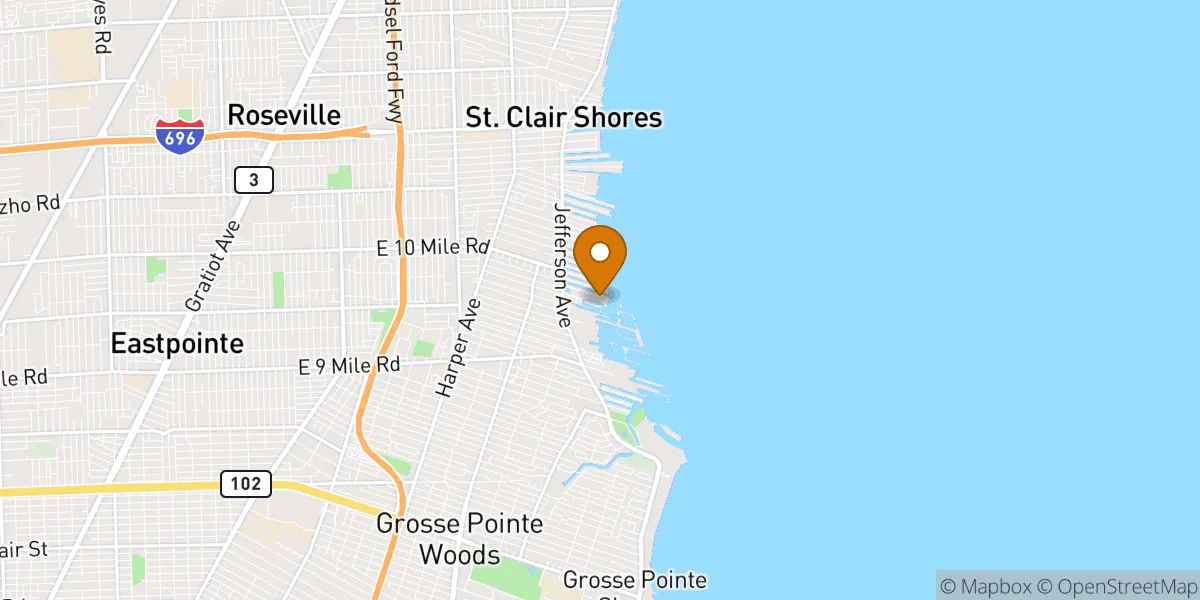  neighborhood map in Saint Clair Shores, MI