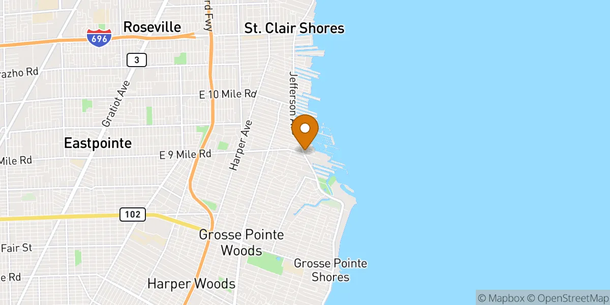  neighborhood map in Saint Clair Shores, MI